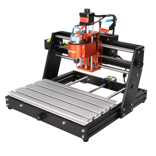 VEVOR CNC-Fräsmaschine Graviermaschine 120W 3-Achsen-GRBL-Steuerung Holzgravur - Bild 9 von 12