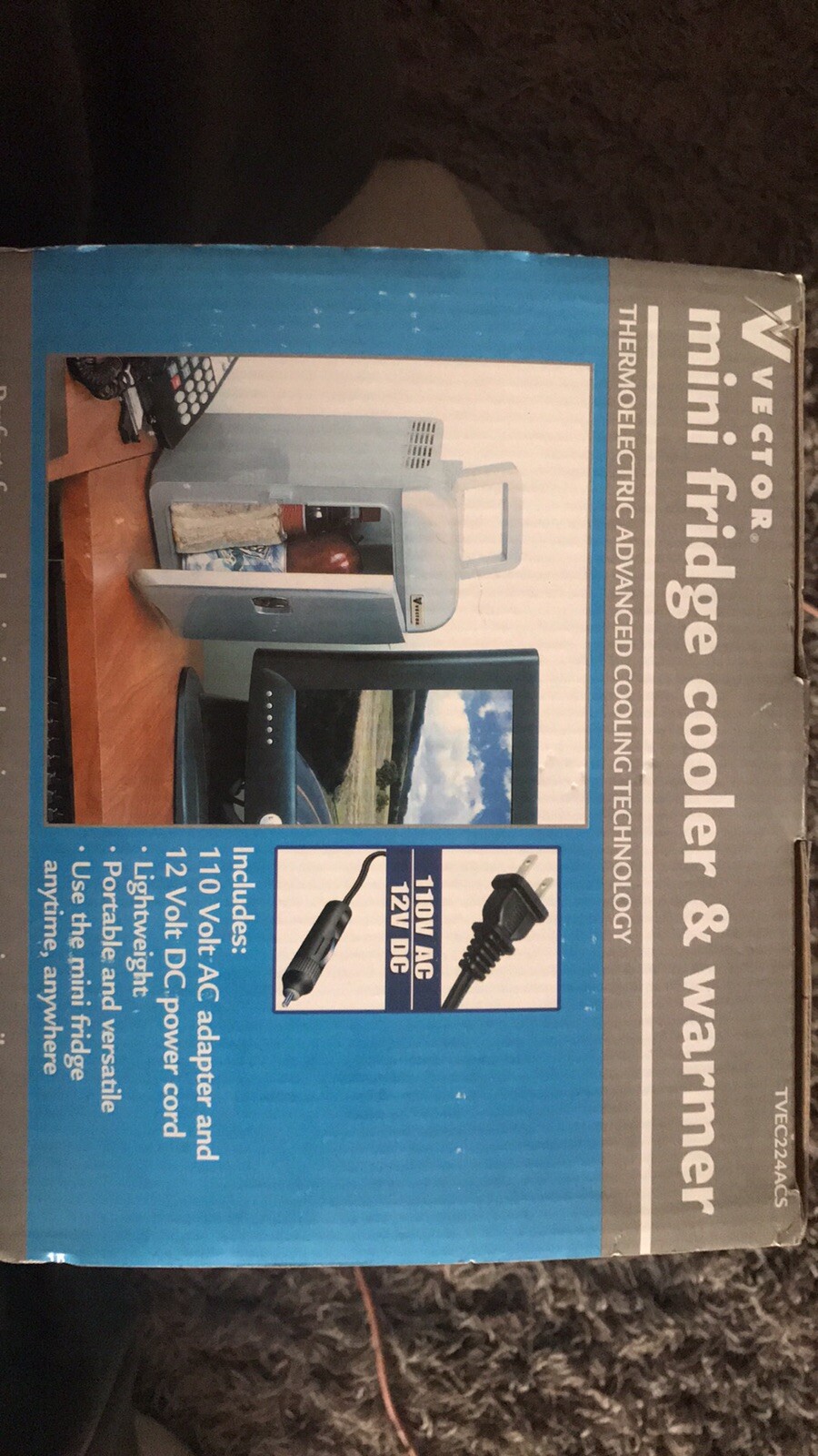 V vector mini fridge cooler and warmer
