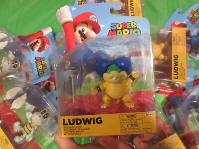 SUPER MARIO  LUDWIG WITH MAGIC WAND 4'' WORLD OF NINTENDO  JAKKS PACIFIC