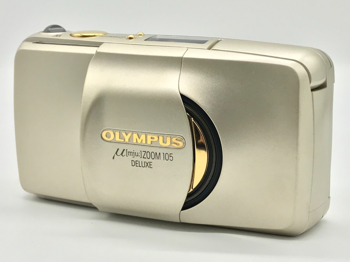 Olympus Mju μ Zoom 105 Deluxe 35mm Film Camera w/Case FedEx