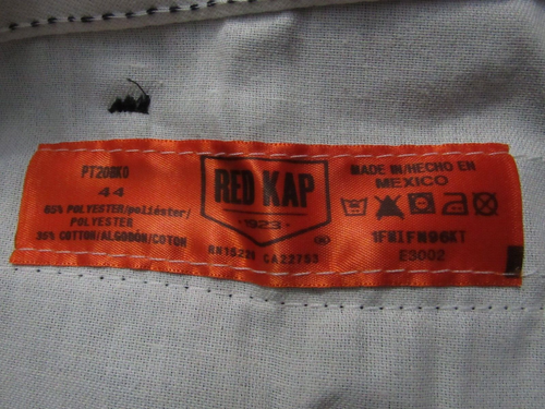 RED KAP men's black work pants 44X30 (29.5) NWOT - Picture 7 of 8