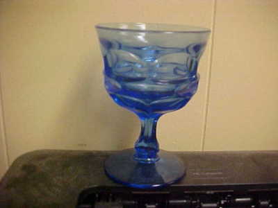 Fostoria Argus Blue Sherbet Goblet(s) Henry Ford Museum