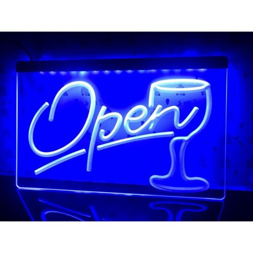 Cocktail offene Bar Spirituosenladen Club Pub LED NEONLICHT SCHILD 3D Dekor Wand - Bild 1 von 9