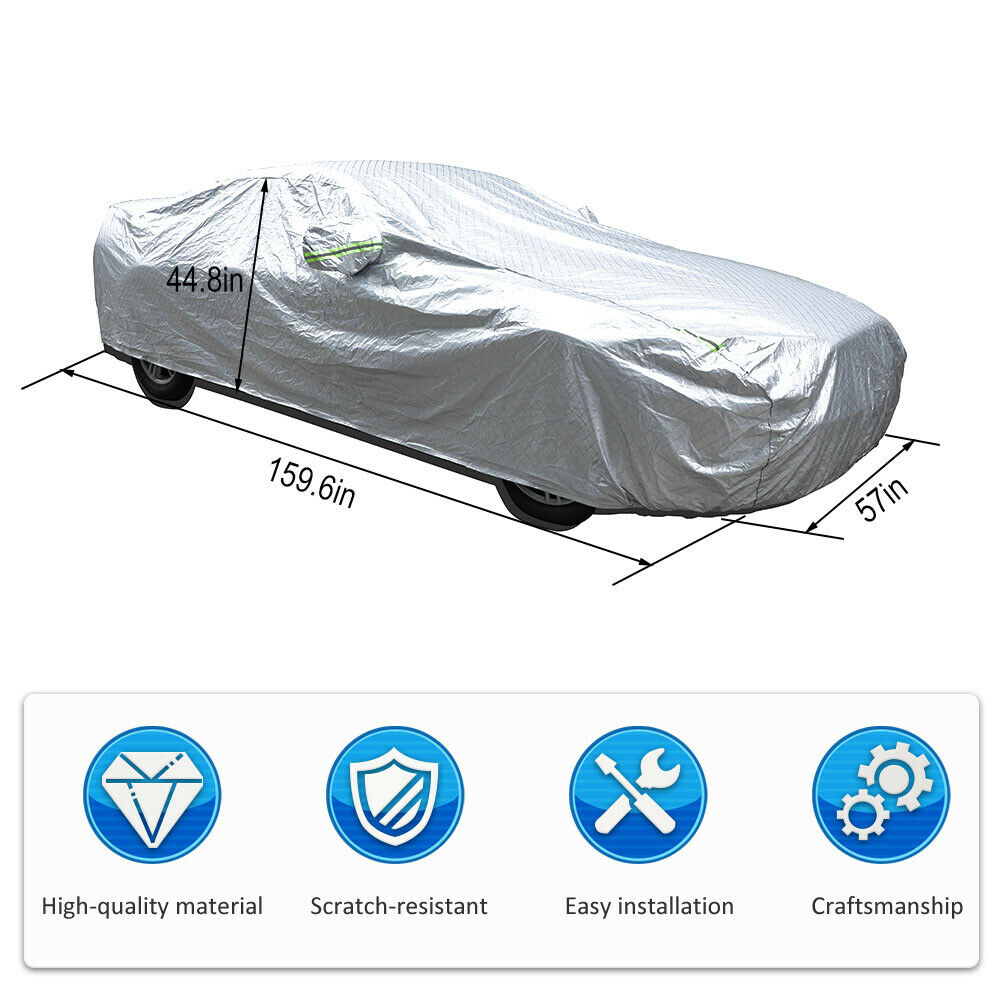 Full Car Cover protection Sun Dust Scratch Rain Snow Waterproof For