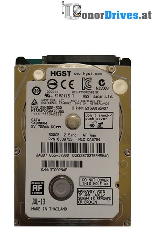 Hitachi Z5K500-500 - 500 GB - SATA - PCB 220 0A90350 01 Rev.*