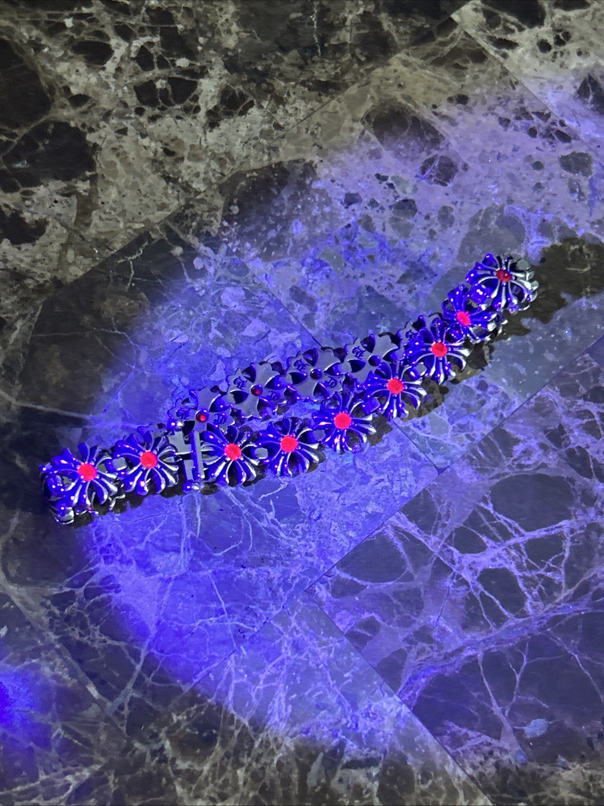 Chrome Hearts Unknown Gem Tiny E Cross Heart 9’’B… - image 1