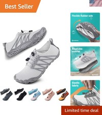 Water Shoes Men Women Adult Quick-Dry Aqua Sock Barefoot for Beach Swim River...