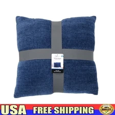 Solid Chenille Decorative Pillow Set Soft Polyester Cushions Home Couch Bed New