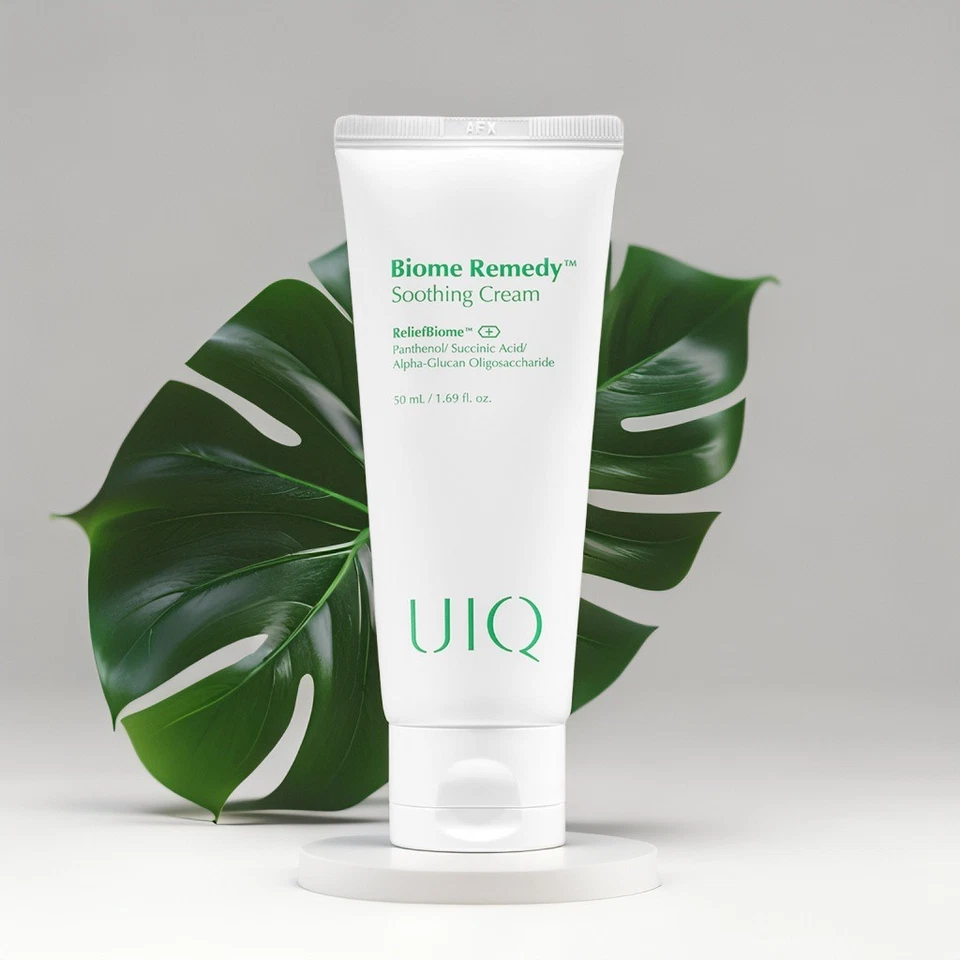 UIQ Biome Remedy Soothing Cream, 50ml - Calming & Hydrating Skincare - Image 2 of 4