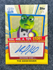 Marketplace image: The Bookworm 1/1 Superfractor Auto Richard Kind Topps Toy Story 30th Anniversary