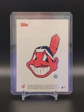 2001 Topps Stickers Cleveland Indians Chief Wahoo