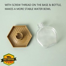 Reptile Water Feeder Gecko Bearded Dragon Automatic Dispenser Bowl