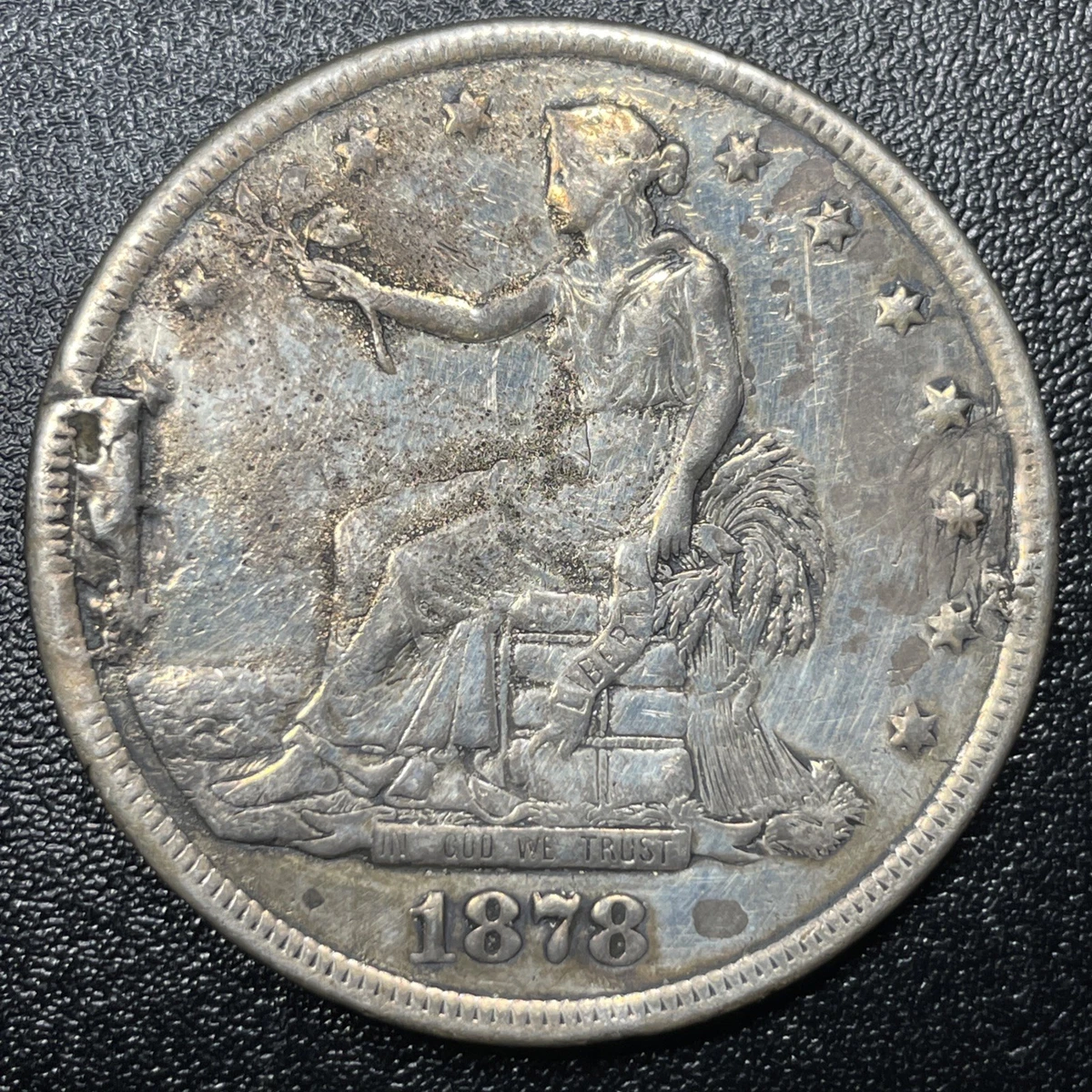 アメリカ　貿易銀　トレードダラー　1878-s 1ドル銀貨 25+ Uncertified 1878 Year US Trade Dollars (1873-1885) for sale