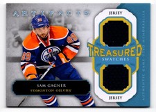 2013-14 Upper Deck Artifacts Treasured Swatches Blue (C) Sam Gagner Jersey