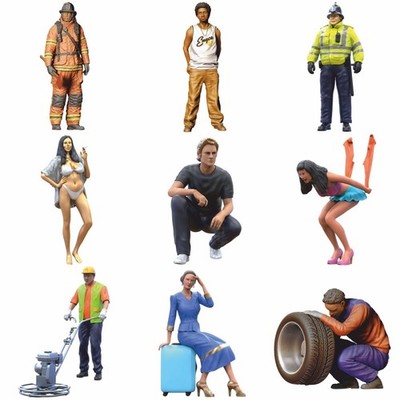 Figuren 1:48 - Resin Miniaturen unbemalt 71-140 - Spur 0 Eisenbahn Modellbau