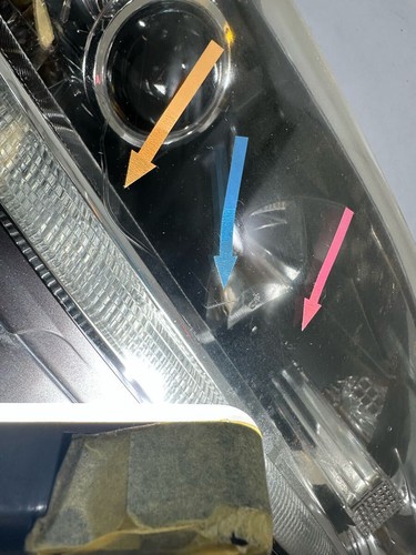 Conjunto de faros LED derechos originales Lexus CT200h ZWA10 JDM usados Japón OEM - Imagen 2 de 9