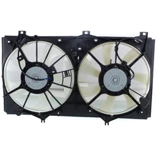 Radiator Cooling Fan Assembly For 2007-2011 Toyota Camry Dual Fan Hybrid Model