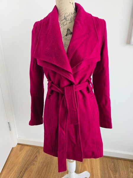PILGRIM MAGENTA COAT – SIZE 10