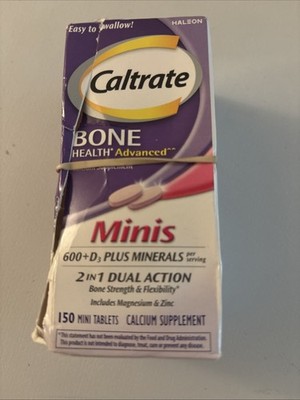 Caltrate Minis 600 Plus D3 Minerals Calcium and 150 Count See Details New