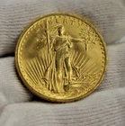 1908 No Motto US $20 Saint Gaudens Gold Piece Unc Details (Cleaned)
