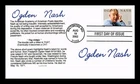 DR JIM STAMPS US COVER OGDEN NASH LITERARY ARTS SERIES FDC TILLOTSON CACHETS