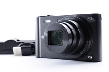 Sony Syber Shot DSC-WX300 Black Near Mint Carl Zeiss Lens Y3893