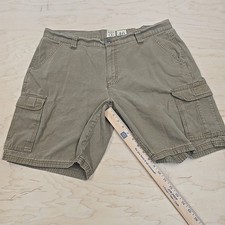 Red Head Brand Co. Cargo Shorts Men 40 Beige Cotton Comfort Waist Outdoor Hiking