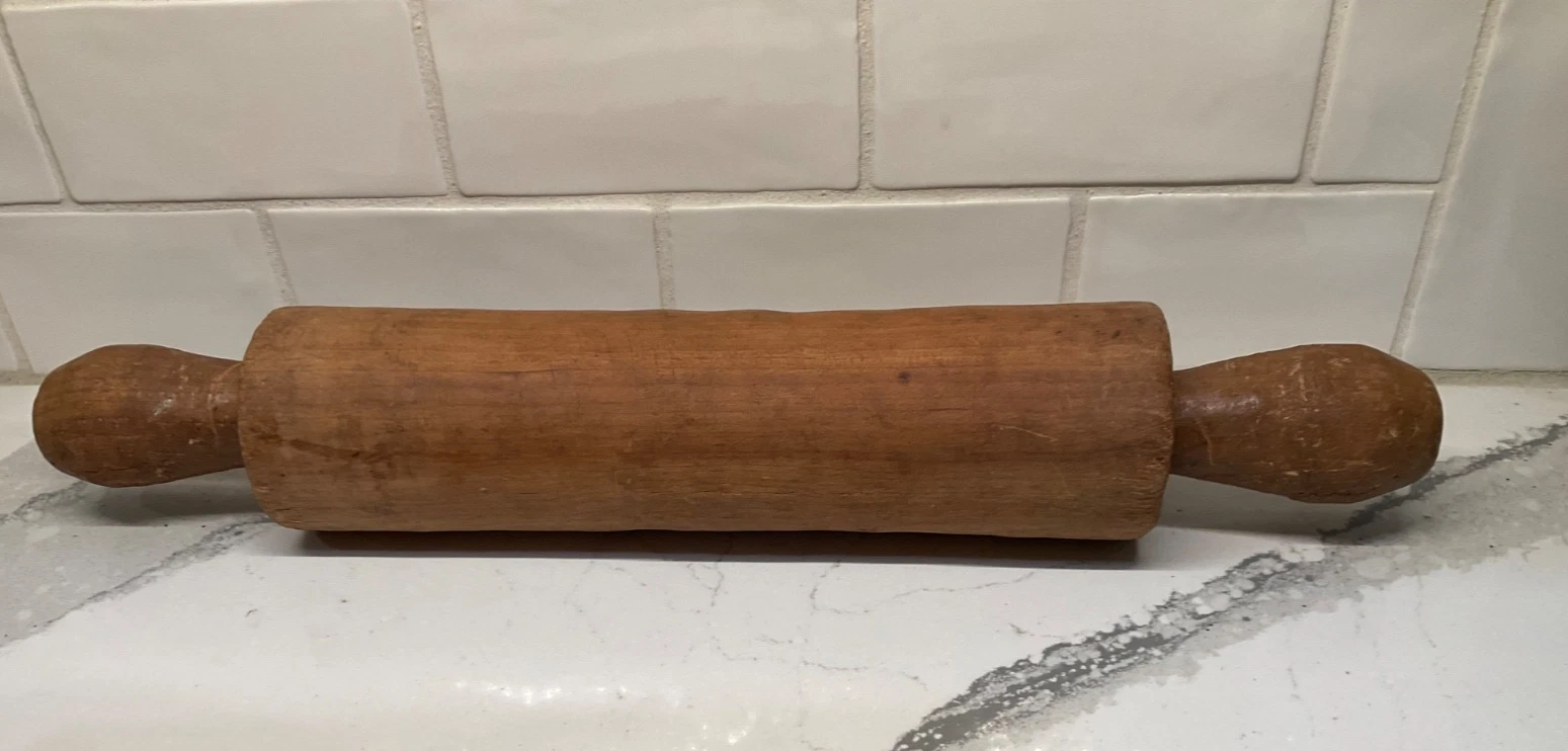 Vintage Rolling Pin Farmhouse 18 1/2" 1900's #852