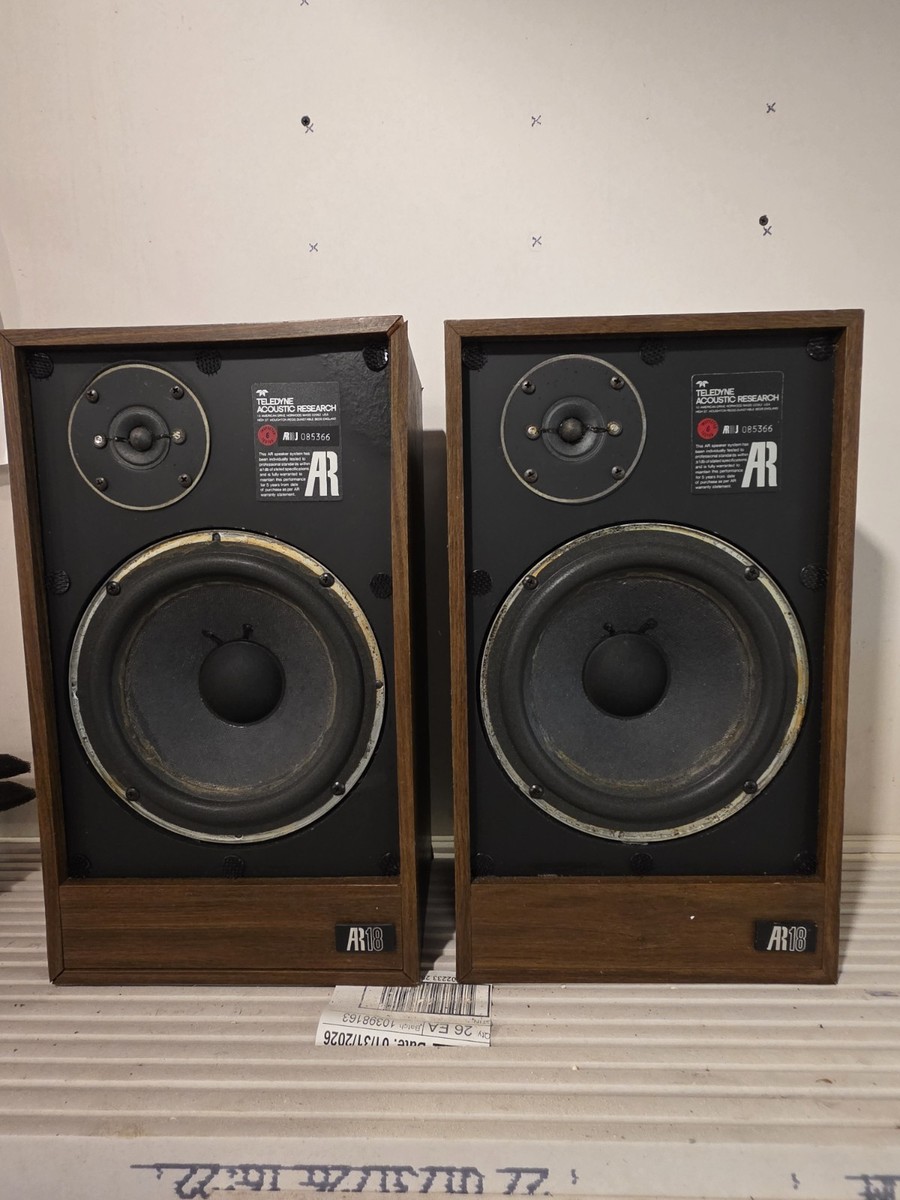 ◆大感謝祭!! Acoustic Research AR18BX m0s8760 Bookshelf Speakers AR18J AR 18 18 Acoustic Research Acoustic