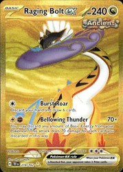 Raging Bolt ex 218/162 Temporal Forces Hyper Rare