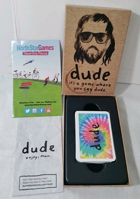 DUDE North Star Games NSG450 It s A Card Game Where You Say - 3 to 6 Players