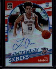 2021-22 Donruss Optic #SS-TMN Tre Mann Signature Series Holo