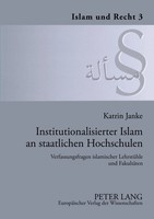 Institutionalisierter Islam An Staatlichen Hochschulen Katrin Kahlke Taschenbuch