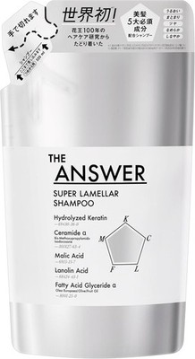 Kao THE ANSWER Super Lamellar Shampoo Refill 320ml Bergamot & Daphne Scent
