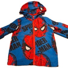 Boys Spiderman Coat Jacket Size 18-24m, 1.5-2.