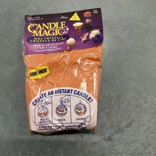 Candle Magic Wax Crystals Americana Red 12 Oz Distlefink Designs New USA