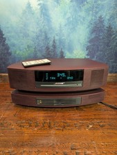 BOSE Wave Music System III w/Remote Multi-CD Changer Limited-Edition Burgundy