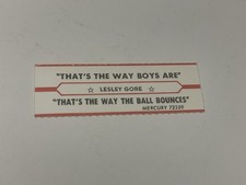 Jukebox Title Strip Lesley Gore That’s The Way Boys Are