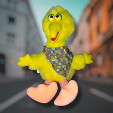 Vintage Talking Big Bird 1986 Playskool Sesame Street Muppets Pull Cord Working