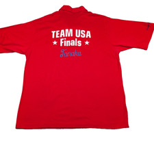 VTG Shirt Men's XL Red Team USA Finals Player Issued Tanaka Brunswick Bowling