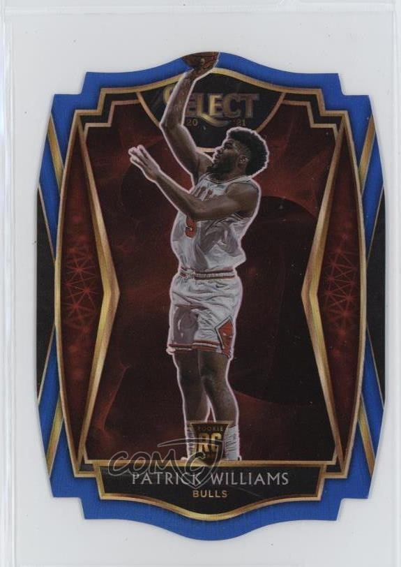 2020-21 Select Premier Level Blue Prizm Die-Cut Patrick Williams Rookie RC 0c7i