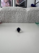 LOGAN HOLLOWELL Queen Water Drop 14k White Go...