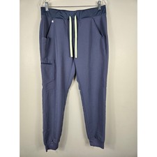 FIGS Zamora Jogger Scrub Pants Blue Technical Collection W18SW2005 Medium