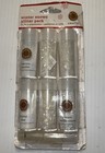 Martha Stewart Vintage Winter Snows Glitter 6 PC New 2008