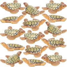 15 Pcs Miniature Sea Turtles Sea Turtle Figures Ocean Animal Figurines Mini Turt