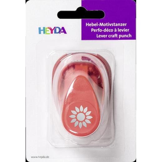 Heyda Lever Craft Punch Small 17mm - Sunflower