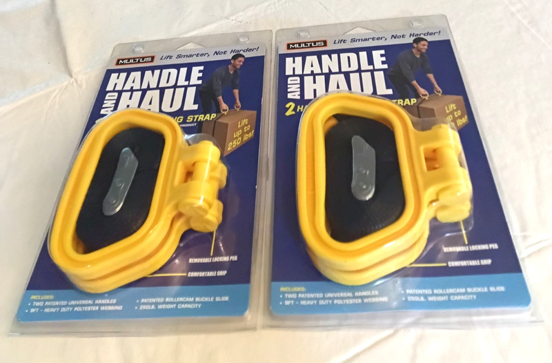 Multus Handle and Haul 2 Handle Moving Strap 2-Packages New/Sealed!