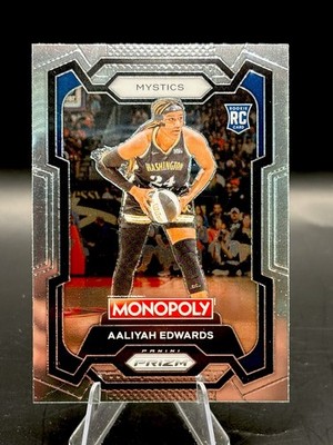 2024 Panini Prizm Monopoly WNBA #13 Aaliyah Edwards RC - Mystics