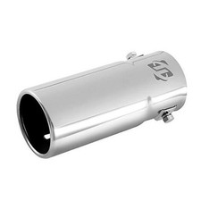 Exhaust Tip - To Fit 1.5 To 2 Inch Exhaust Tail Pipe Diameter- Stainless Chrome