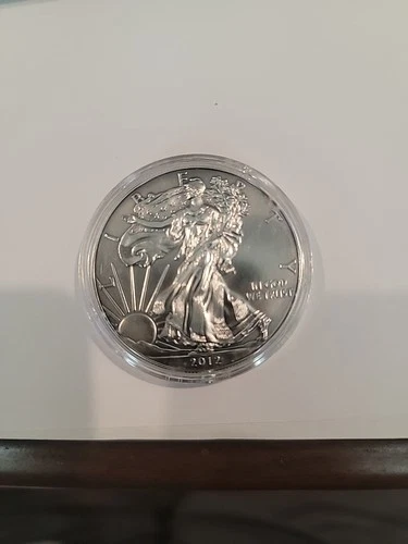 2012 WALKING LIBERTY AMERICAN EAGLE .999 FINE SILVER DOLLAR COIN 1oz. $1 USA